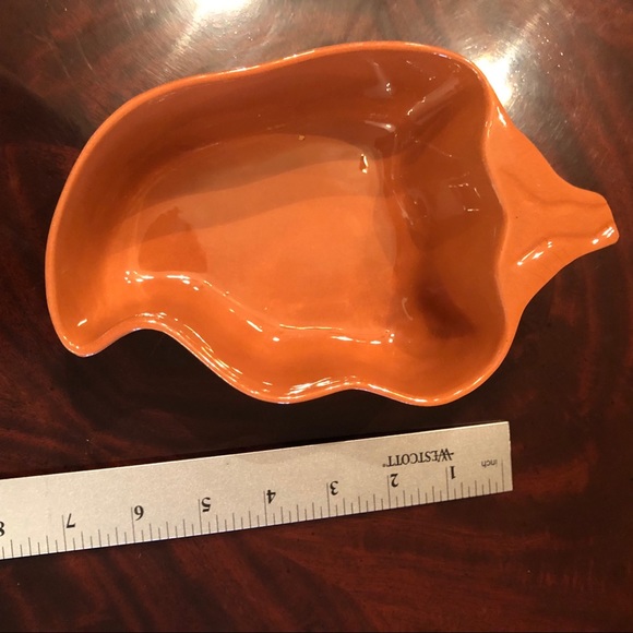 Salsa dish, tera cotta orange, pepper shape - Picture 4 of 4